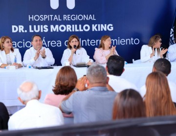 Pe&ntilde;a anuncia primer hospital pedi&aacute;trico del sur y ampliaci&oacute;n del Morillo King en La Vega