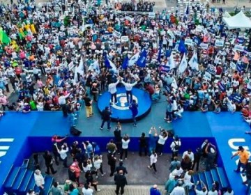 Luis Abinader cierra campa&ntilde;a en DN con apoyo de David Collado
