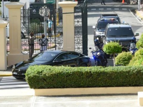Actividades en palacio nacional se reactivan con la llegada de Abinader en su segundo d&iacute;a como presidente