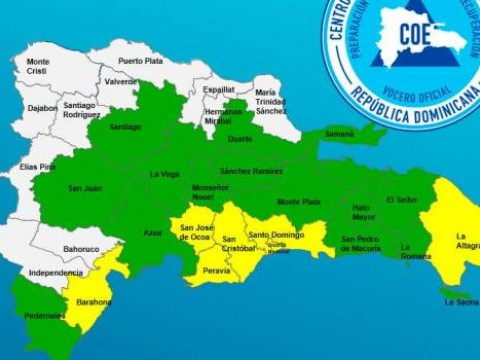 20 Provincias en alerta por lluvias  