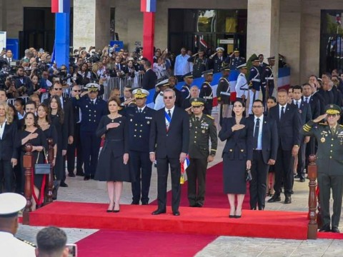 Presidente llega al Congreso Nacional