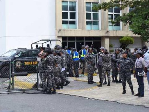 Pedido de coerci&oacute;n a acusados en Operaci&oacute;n Calamar se hace otra vez bajo fuertes medidas de seguridad