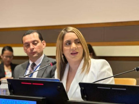 Gloria Reyes expone en la ONU la estrategia de "Sup&eacute;rate" vinculada al cumplimiento de los ODS