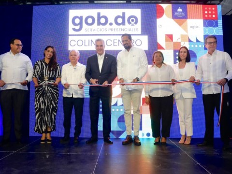 Abinader inaugura nuevo Punto GOB en SDN, agrupando 19 instituciones