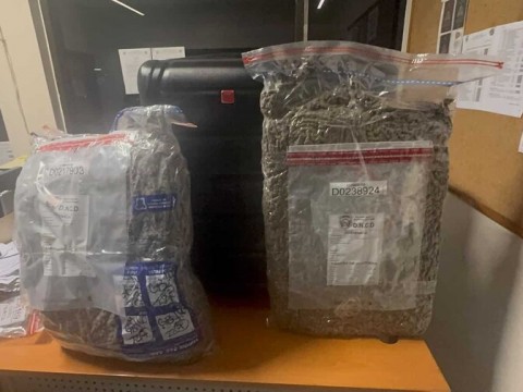 Dejan abandonada en el AILA una maleta cargada con casi 29 libras de marihuana
